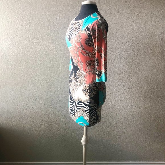 B. Darlin Abstract Pattern Women's Dress - Picture 5 of 5